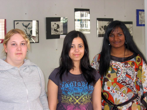 Daniela, Elvira, Sundy beim JKM 09